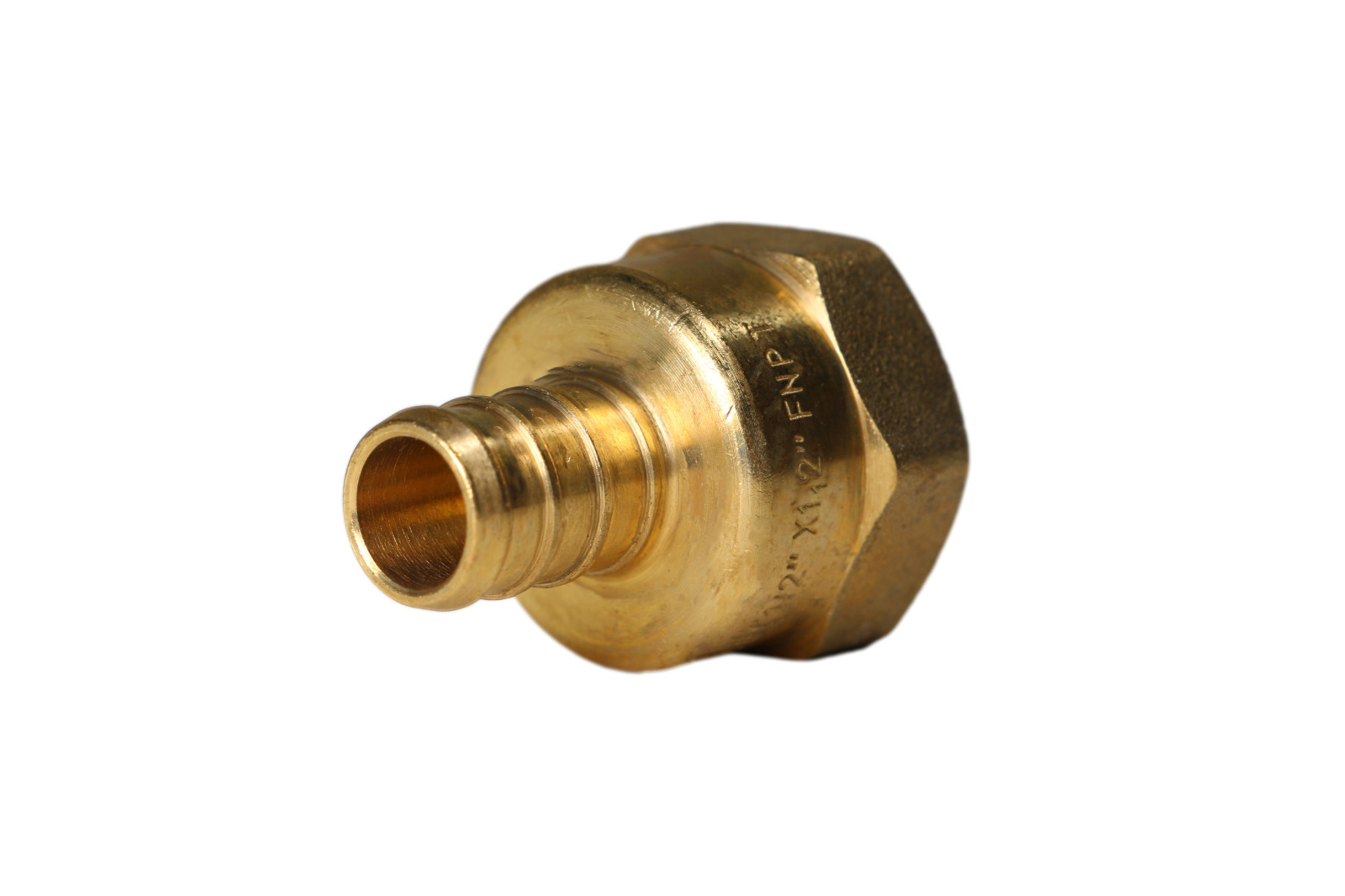 10 PC. 1/2″ PEX X 1/2″ FEMALE NPT THREADED ADAPTER BRASS CRIMP FITTING LEAD FREE