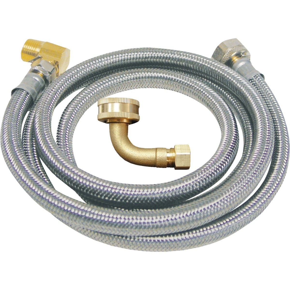B&K 3/8 In. COMP x 3/8 In. COMP x 48 In. Braided Stainless Steel Dishwasher