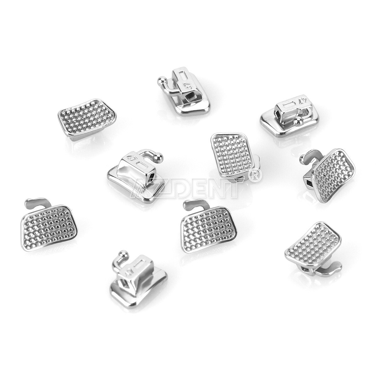 50Sets Tubos bucales de ortodoncia dental 1er 2nd molar Bondable Roth MBT 022