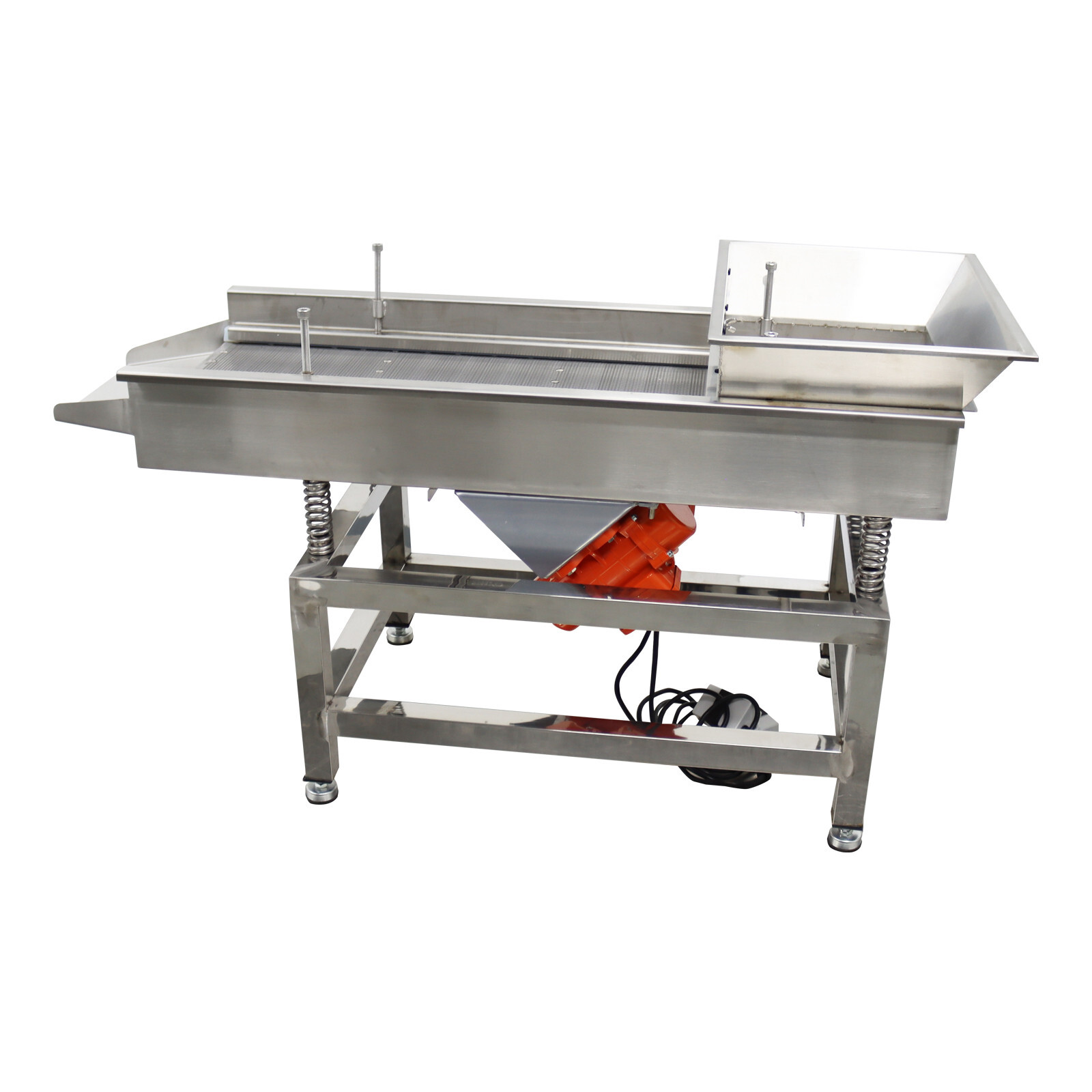 TB610 110V Stainless Steel Linear Vibrating Screen with 3mm Screen Dual Motor