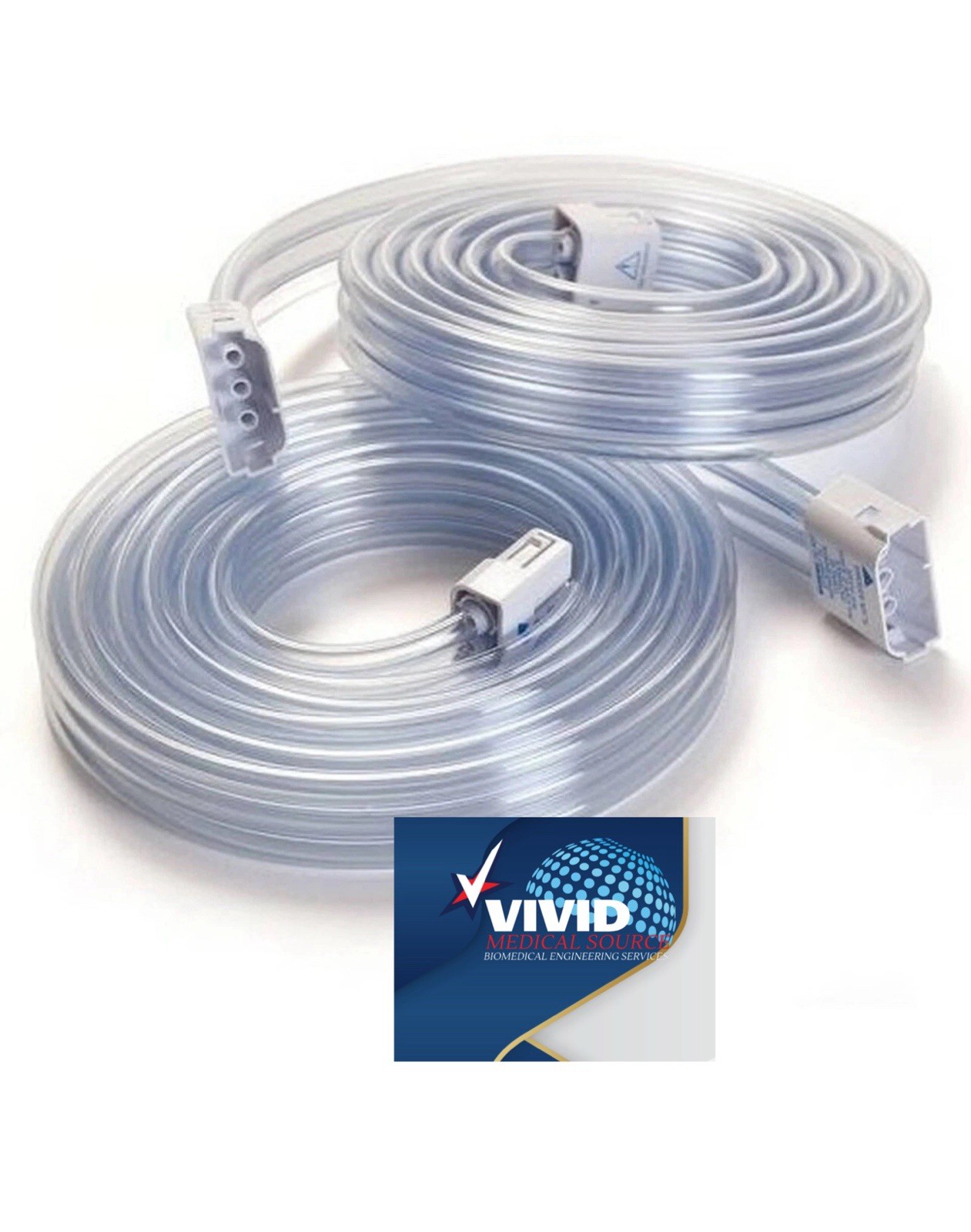 9595 Compatible Tubing for Covidien Kendall SCD 700 7.5 Ft 2.2 Meter (2Pcs) New