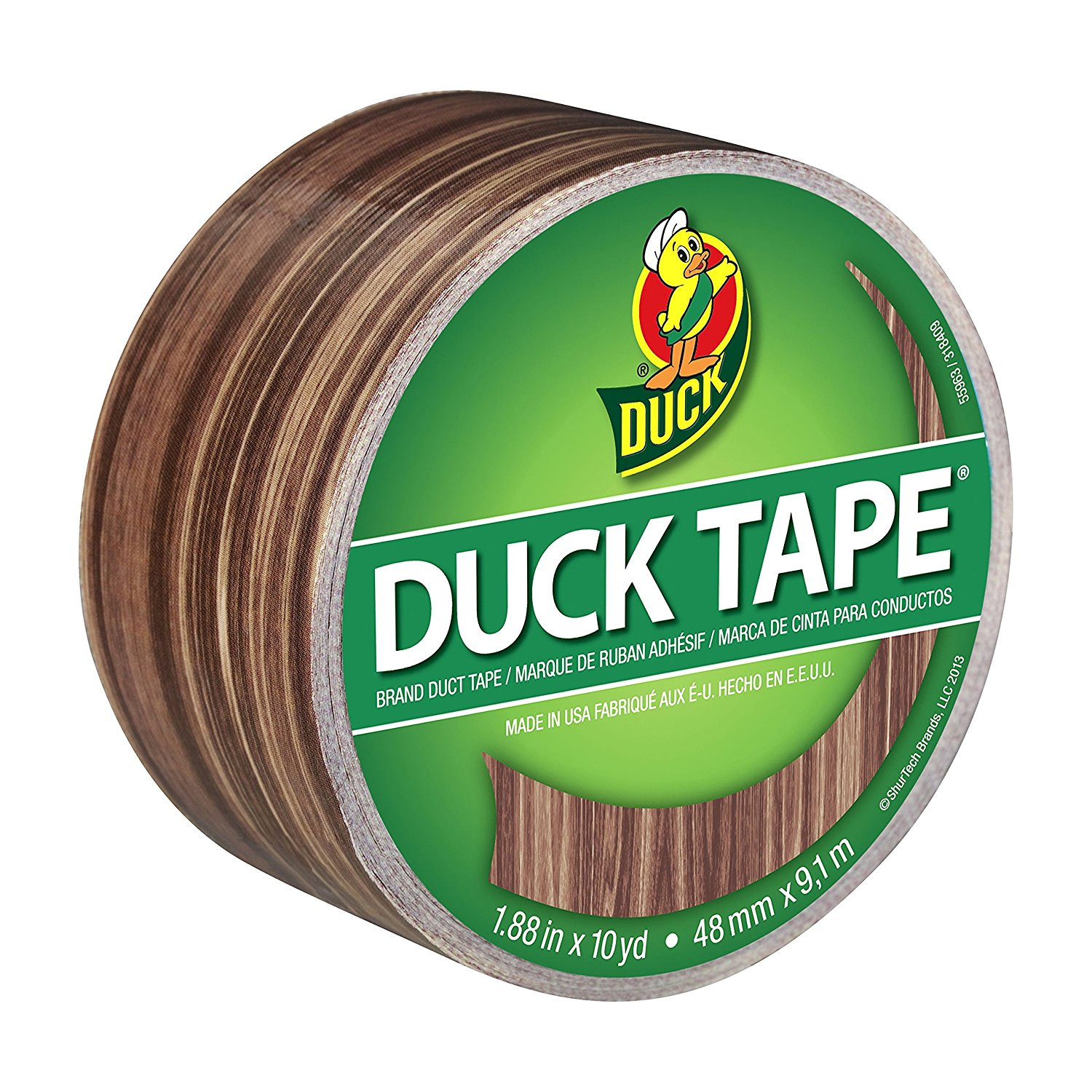 Duck Brand Printed Duct Tape [Prints & Patterns]: 1.88 in. x 30 ft. (Wood Grain)