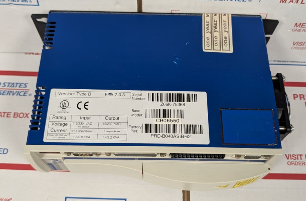 Kollmorgen CR06550 Servostar CD Servo Drive (UNTESTED)