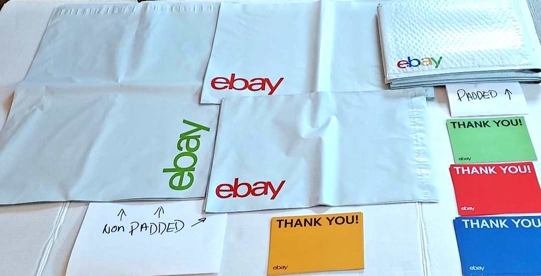 eBay Shipping Supplies Starter Kit 20 Padded /POLY MAILER ENVELOPES 20 Thank You