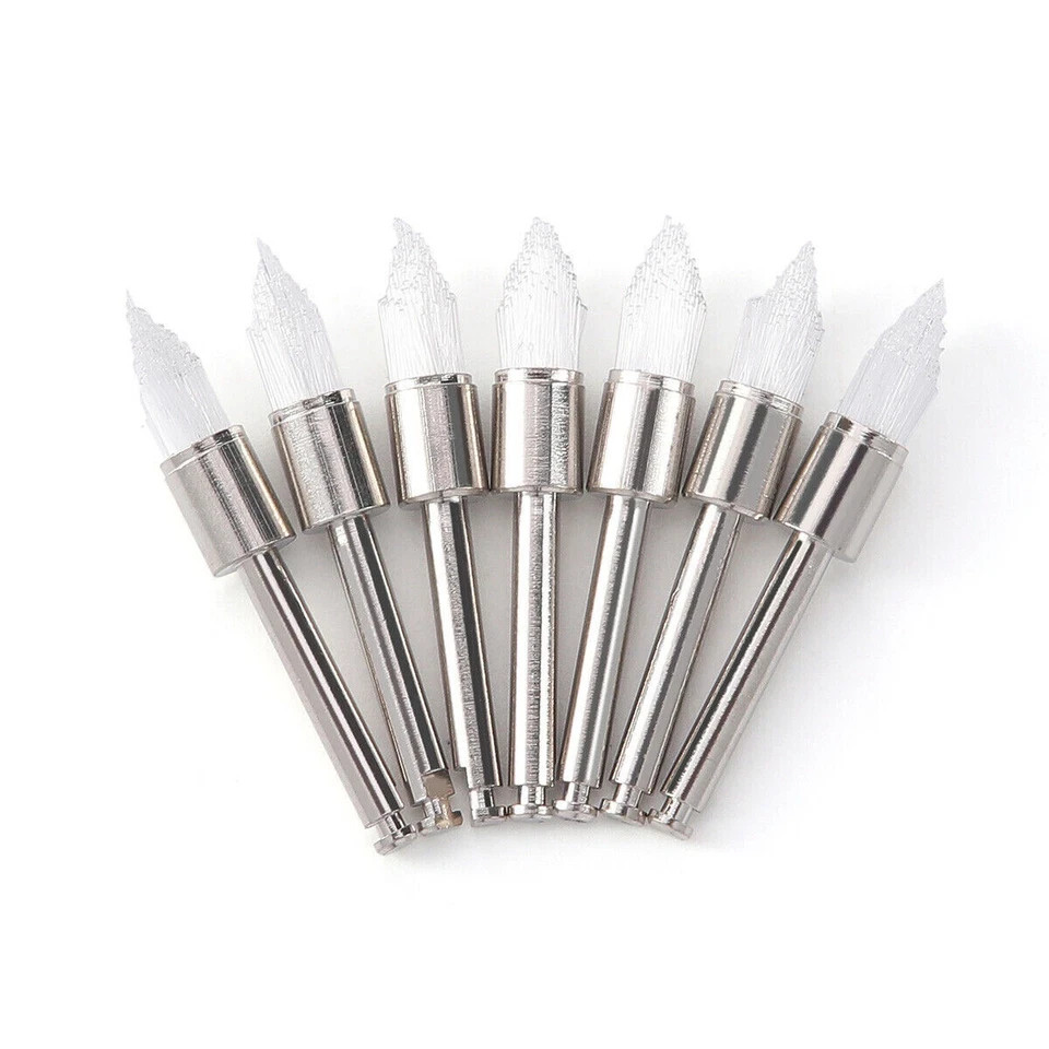 Dental Polishing Prophy Prophylaxis Brush Nylon RA Latch Type Bristle Flat/Taper