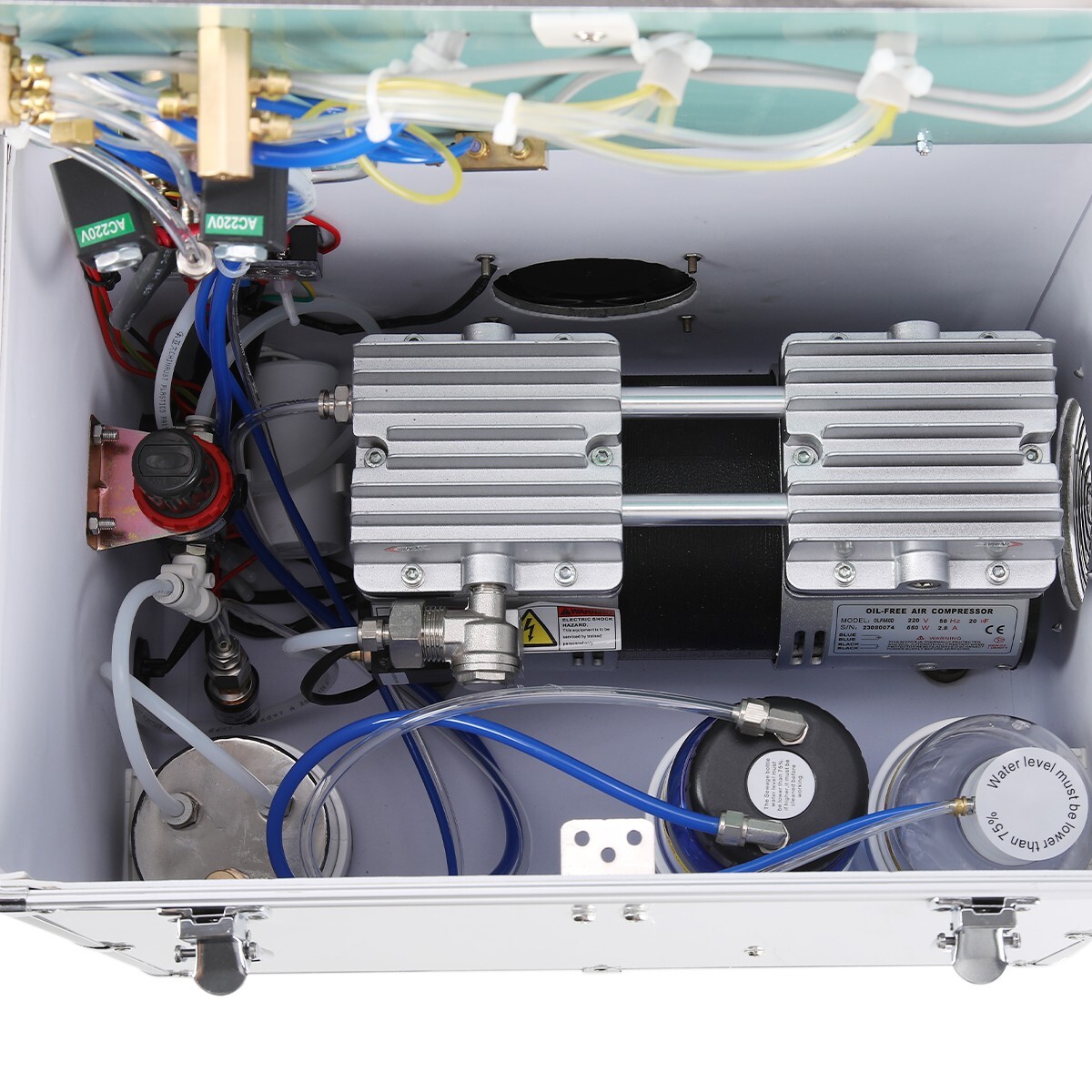 Dental Portable Mobile Delivery Unit System With Air Compressor 4Hole Suction