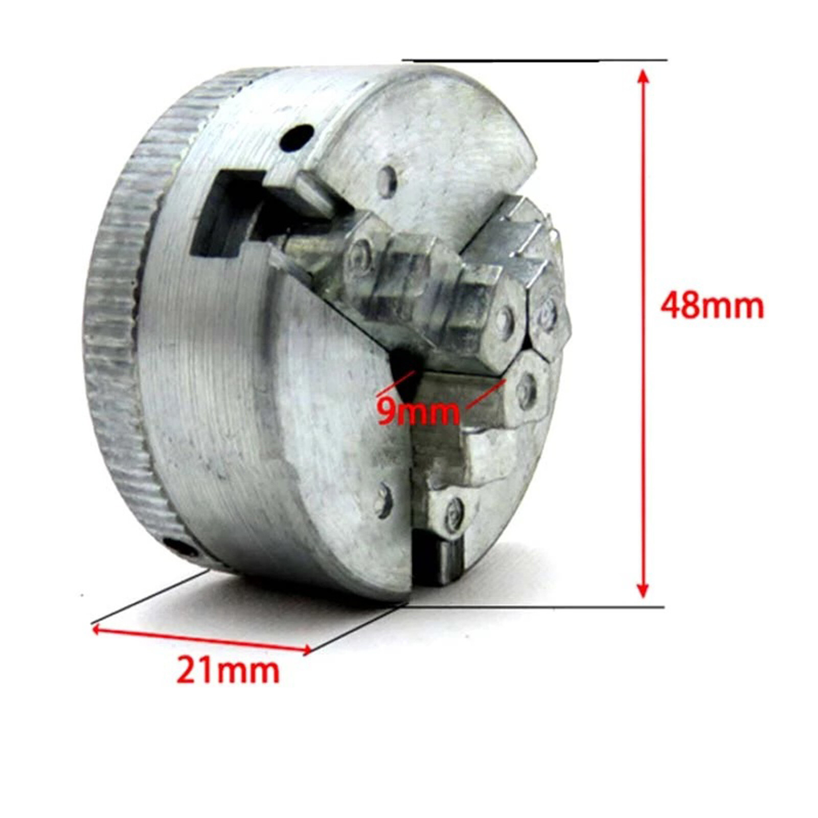 Metal 3/4 Jaws Manual Lathe Chuck Clamp Self-Centering Mini Drill Chuck
