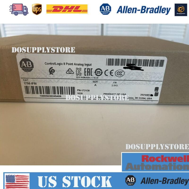 New Factory Sealed Allen-Bradley AB 1756-IF8I 8 Point Analog Input Module US