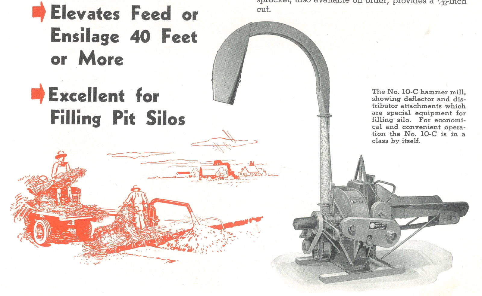 IH Farmall McCormick Belt Driven Hammer Roughage Mills Feed Grinders Brochure