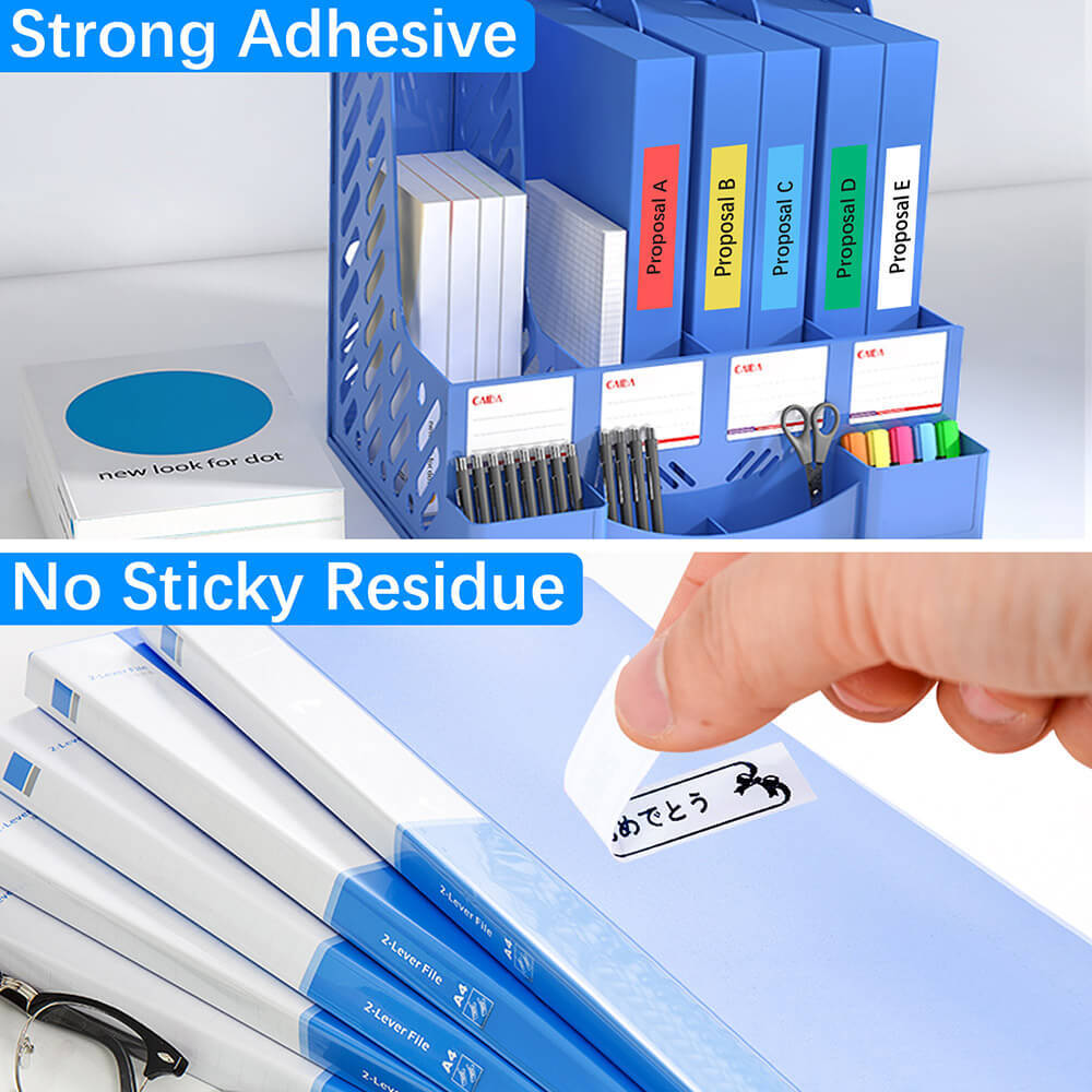 5Packs For Dymo 12mm LetraTag Refills White 91331 Fit for DYMO LetraTag 110T