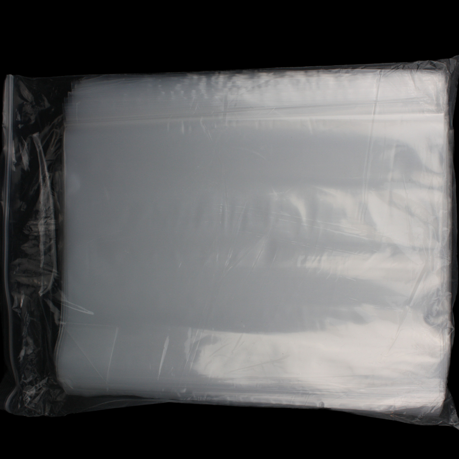 12″x15″ Clear 2 Mil Zipper Bags Poly Plastic Reclosable Zip Storage Large