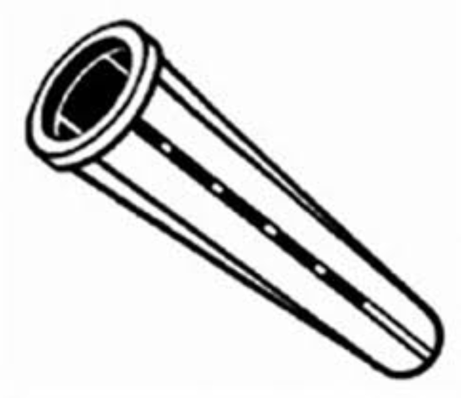 Conical Plastic Anchors 1/4″ #10-#12 x 1″ Blue, Red, White or Clear, Made in USA