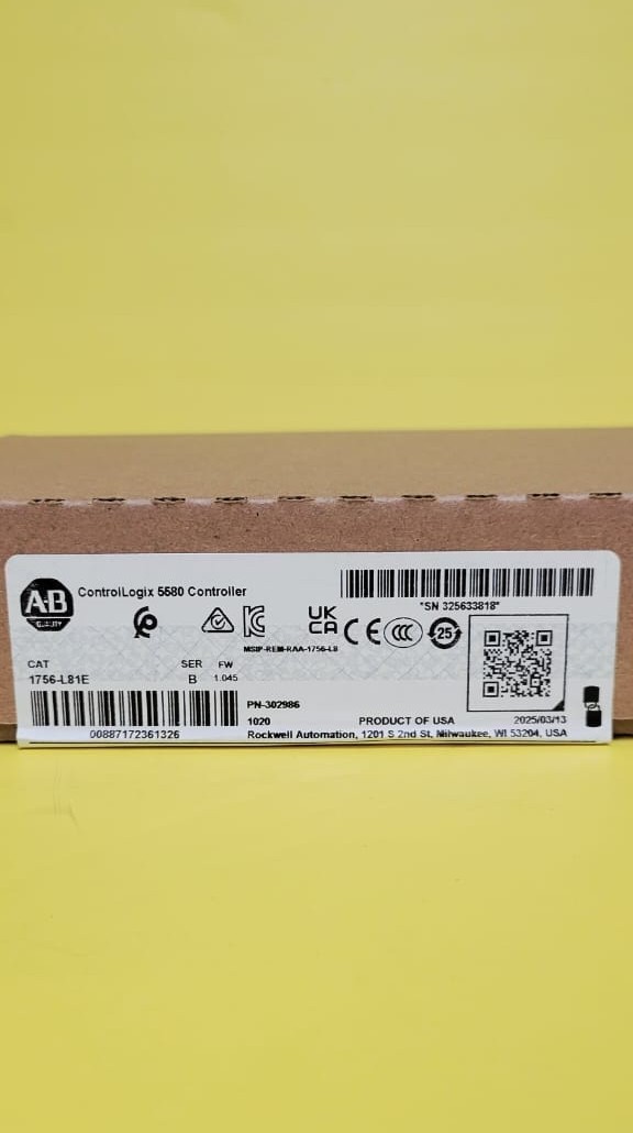 Sealed Allen Bradley 1756-L81E /B ControlLogix 5580 Processor 3MB Controller