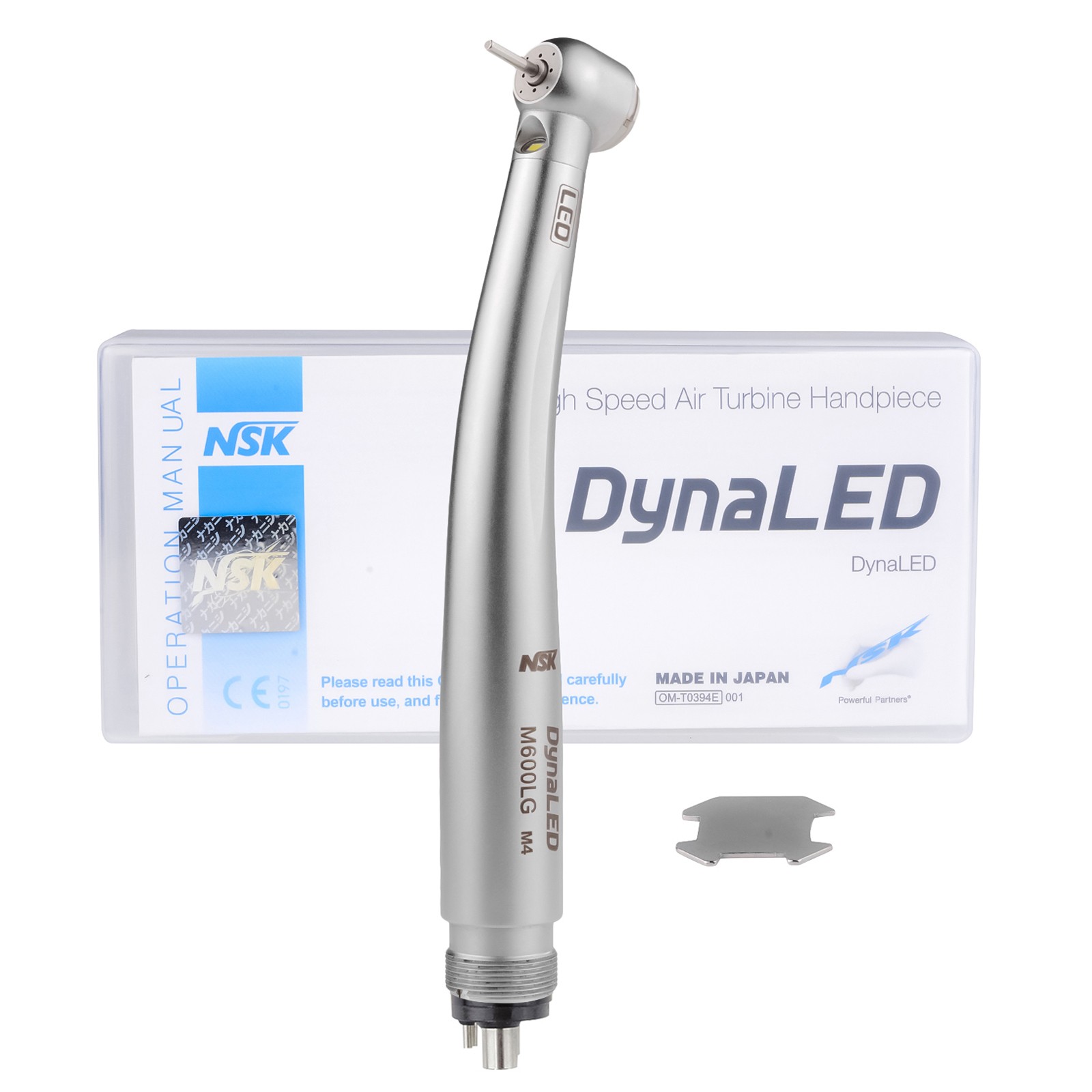 DynaLED Dental High Speed LED Handpiece Self-generator Air Turbine 4H Push