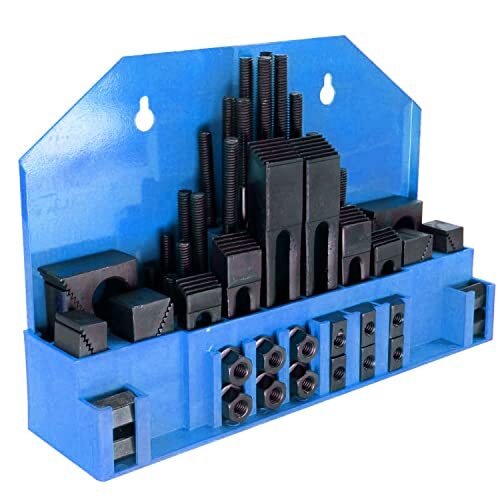 HFS 58pc 5/8″ Slot 1/2″-13 Stud Hold Down Clamp Clamping Set Kit Bridgeport Mill