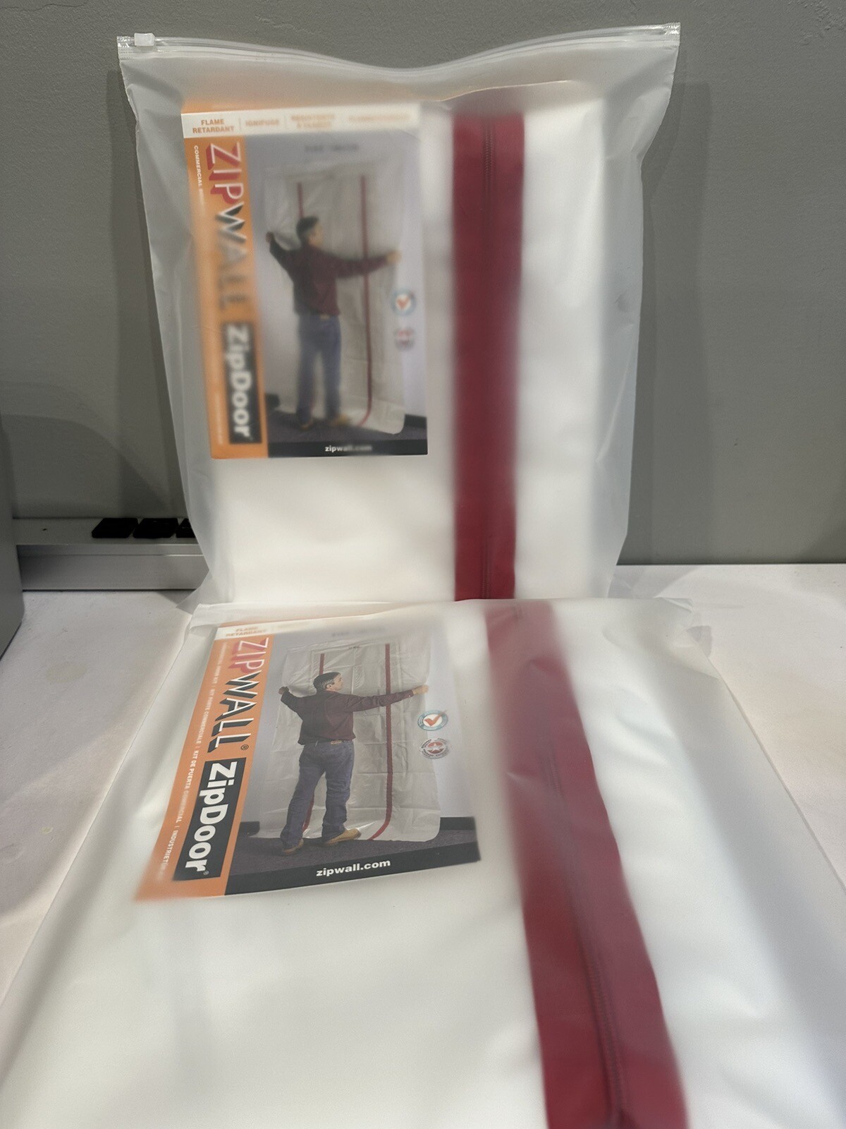 ZIPWALL ZipDoor Dust Barrier Door 5 ft x 8-1/2 ft ZDC Missing Double Sided Tape