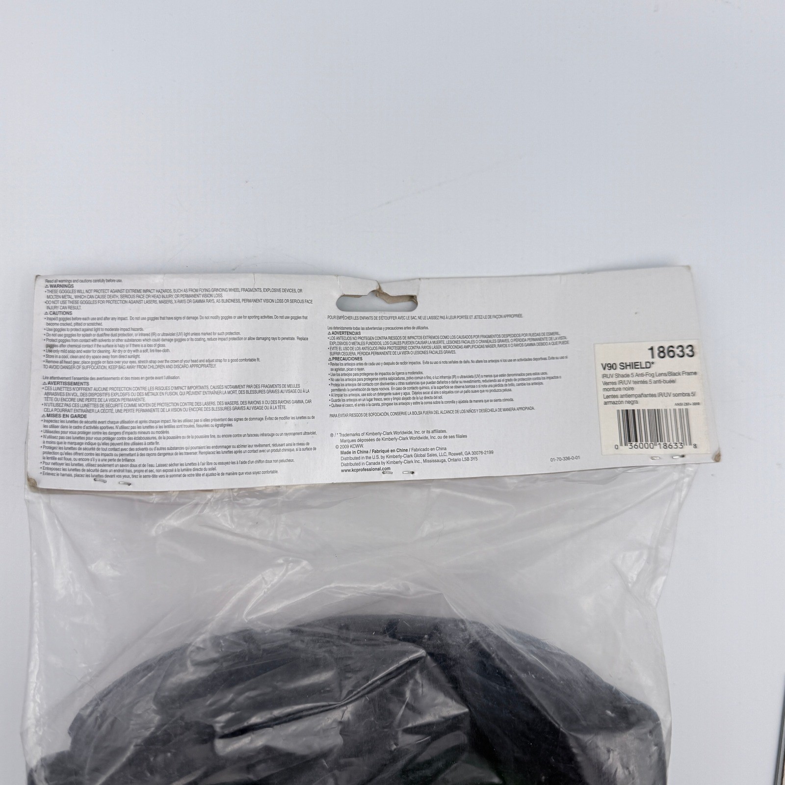 Kimberly-Clark Professional Jackson Safety V90 Shield Monogoggle