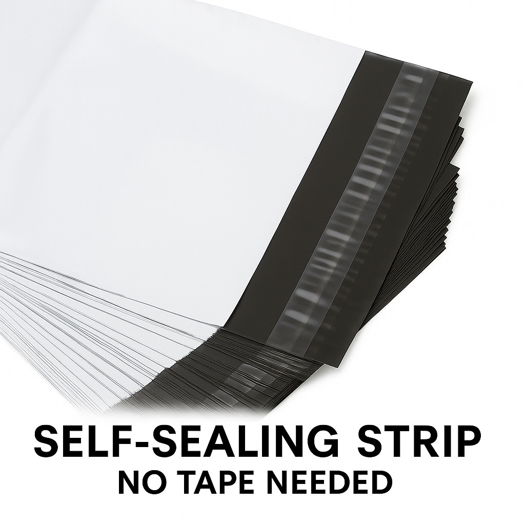 Poly Mailers Shipping Envelopes Self Sealing Plastic Mailing Bags 2.5 MIL