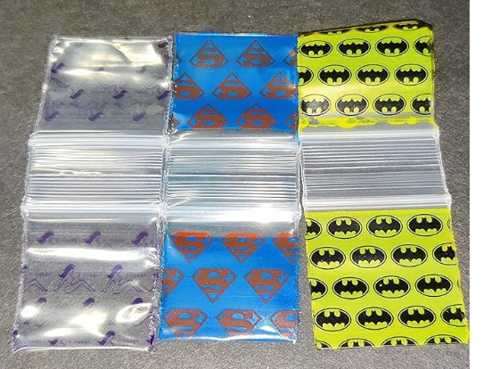 1000 Apple Baggies 1010 1″ x 1″ PREMIUM RANDOM MIX 5+ STYLES (10 packs x 100)
