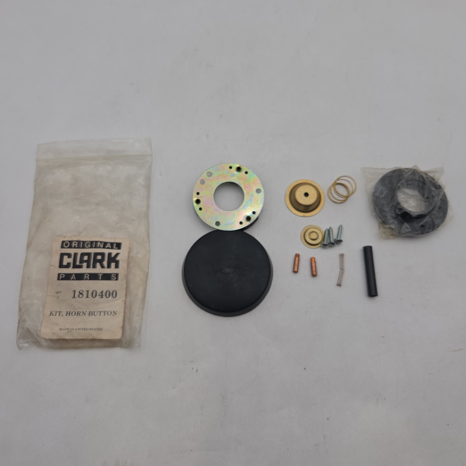 Clark Forklift Horn Button Kit – 1810400 – Black Button Replacement