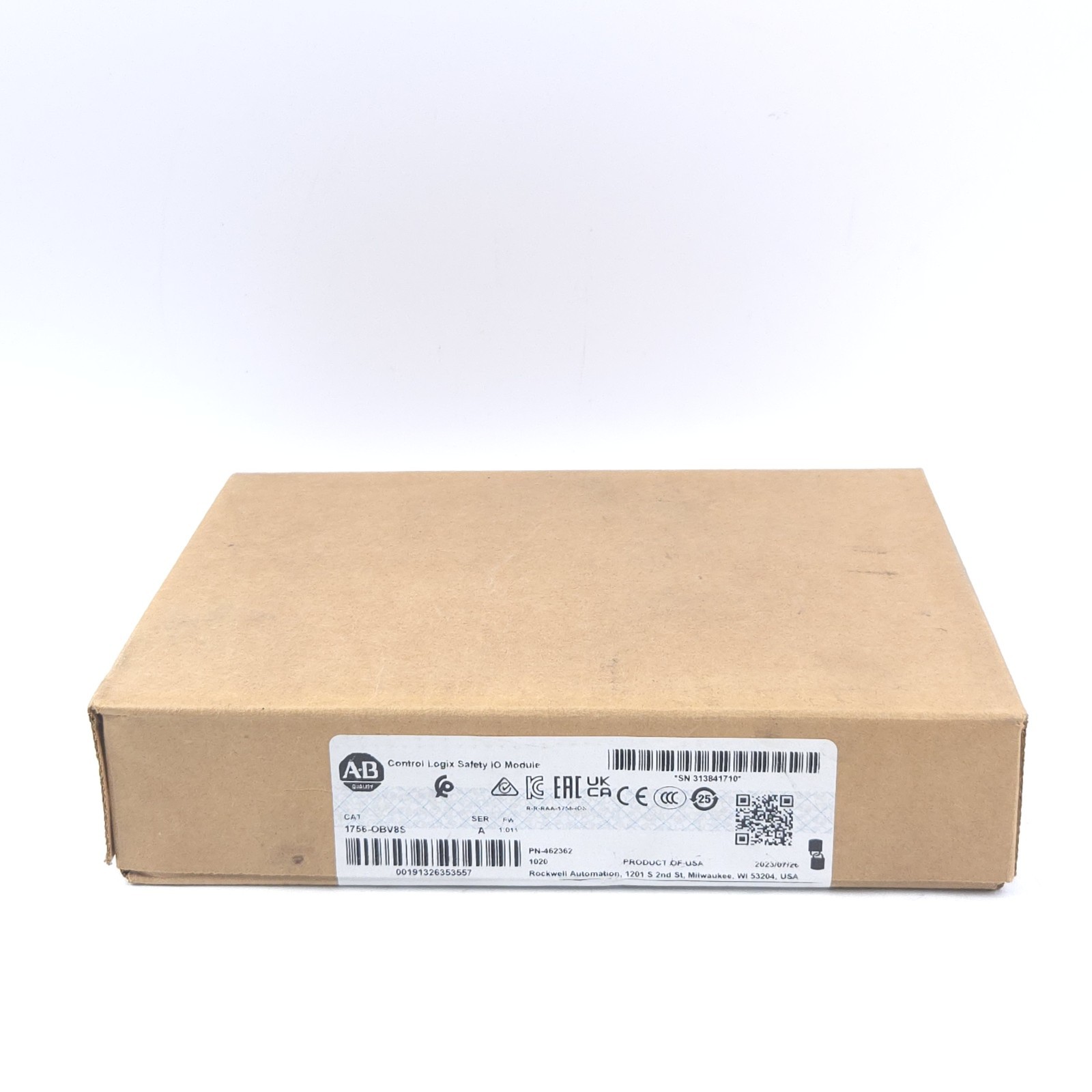 Factory Sealed Allen Bradley 1756-OBV8S ControlLogix Safety IO Module 1756OBV8S