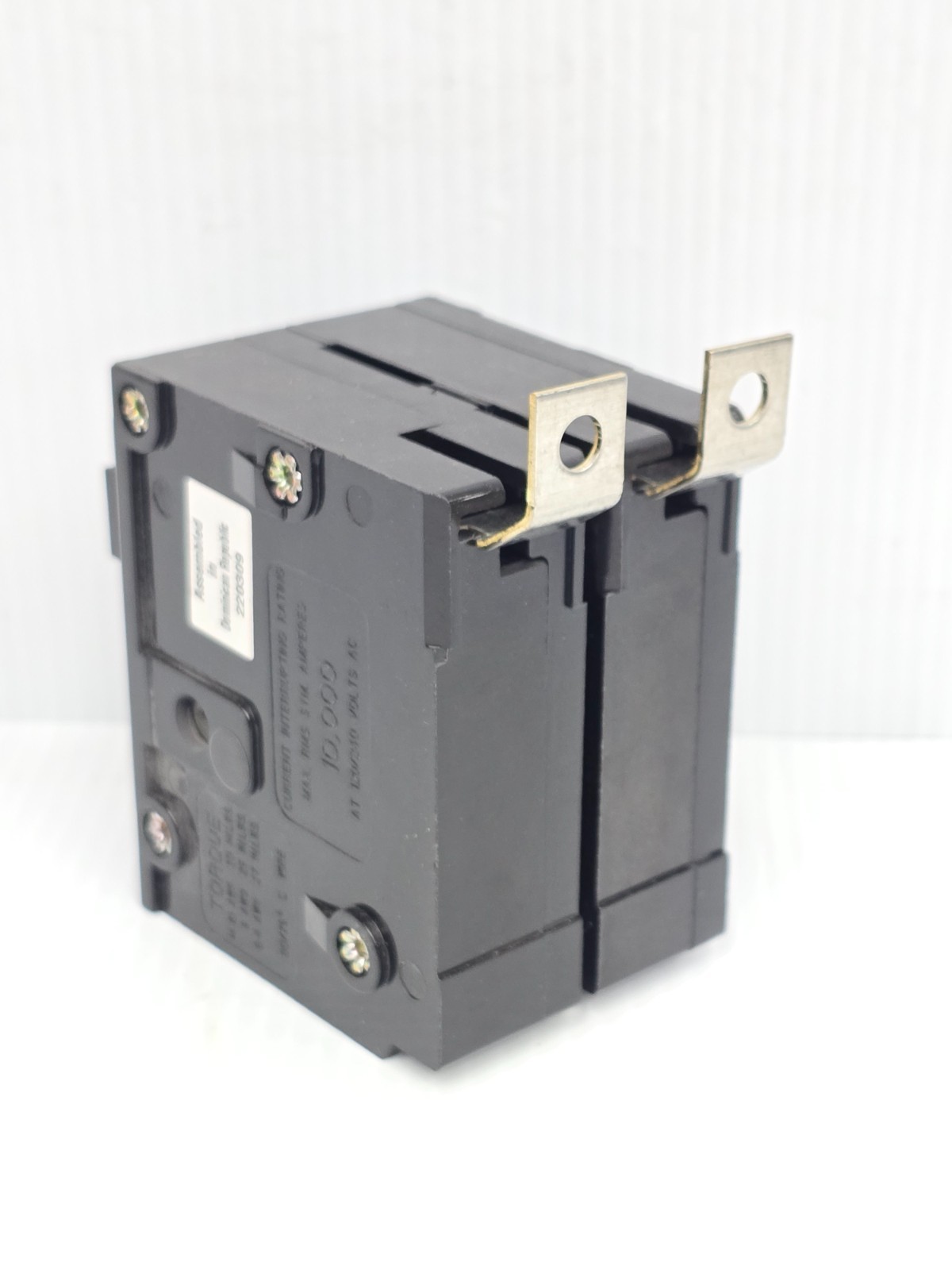 New Eaton 20 Amp Bolt-On Circuit Breaker 120/240 VAC 2 Pole 10 kA BAB2020