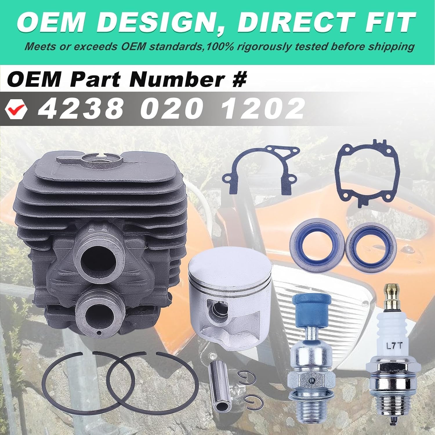 50mm Cylinder Piston Gasket Kit for Stihl TS410 & TS420 – Essential Replacement
