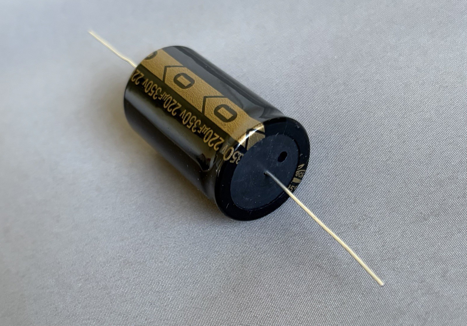 220 uF 250V Electrolytic Capacitors Axial Leads, new manufacture Super-Tech 2024