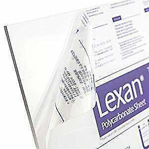 Polycarbonate Lexan Sheet Clear 0.250” – 1/4″ x 24″ x 24″
