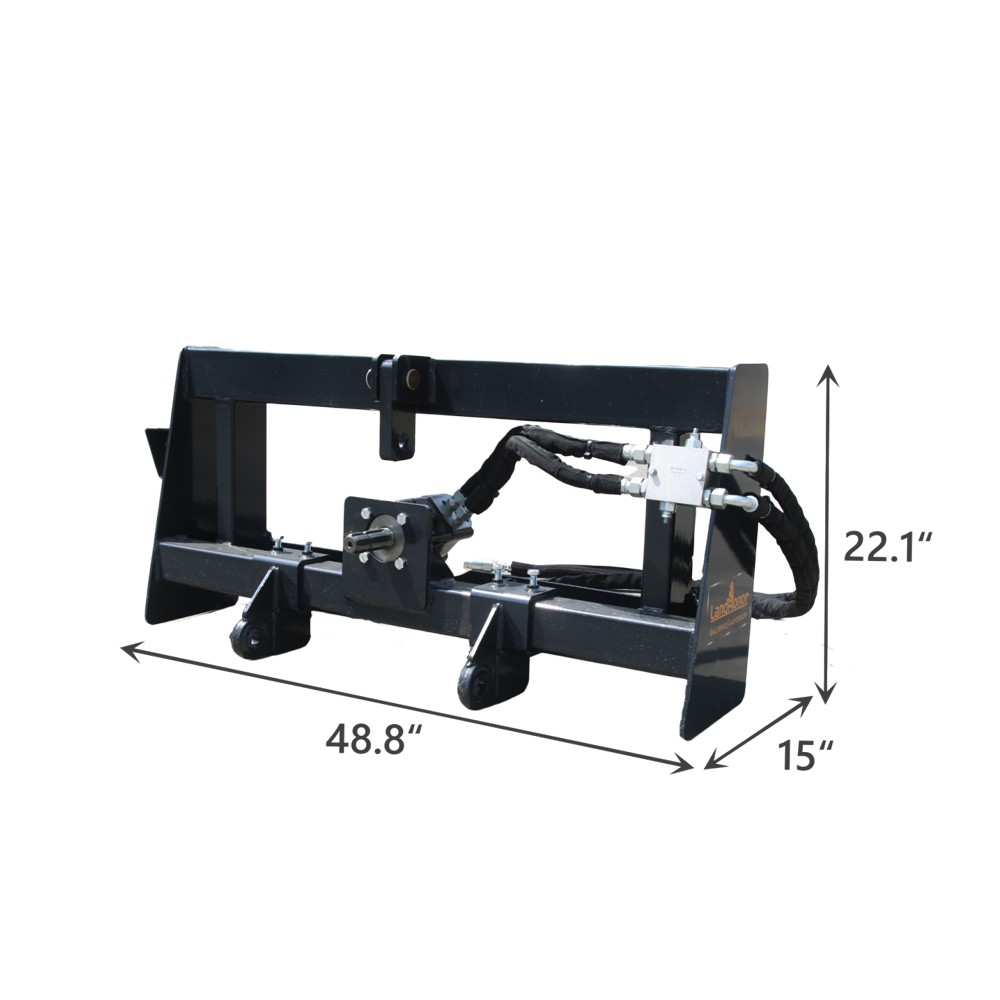 Wolfequip 3 Point Quick Hitch Attach Category 0,1,2 Tractor Skid Steer Adapter