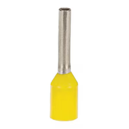 Panduit Fsd73-6-D Ferrule, 24 Awg, Pp, Yellow, 3/8In., Pk500