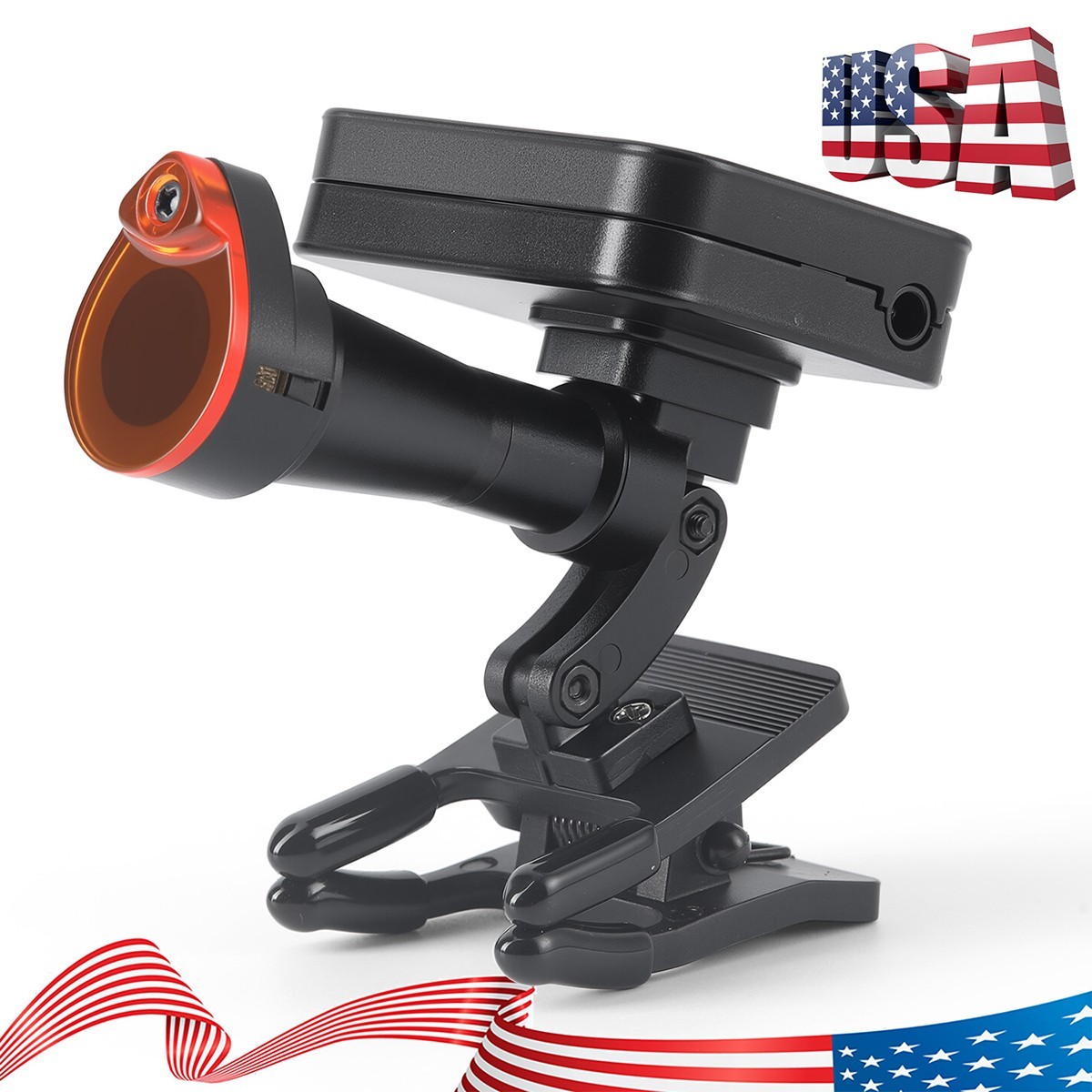 Wireless 5W Dental LED Clip-On Headlight 2 Magnetic Battery for Binocular Loupes