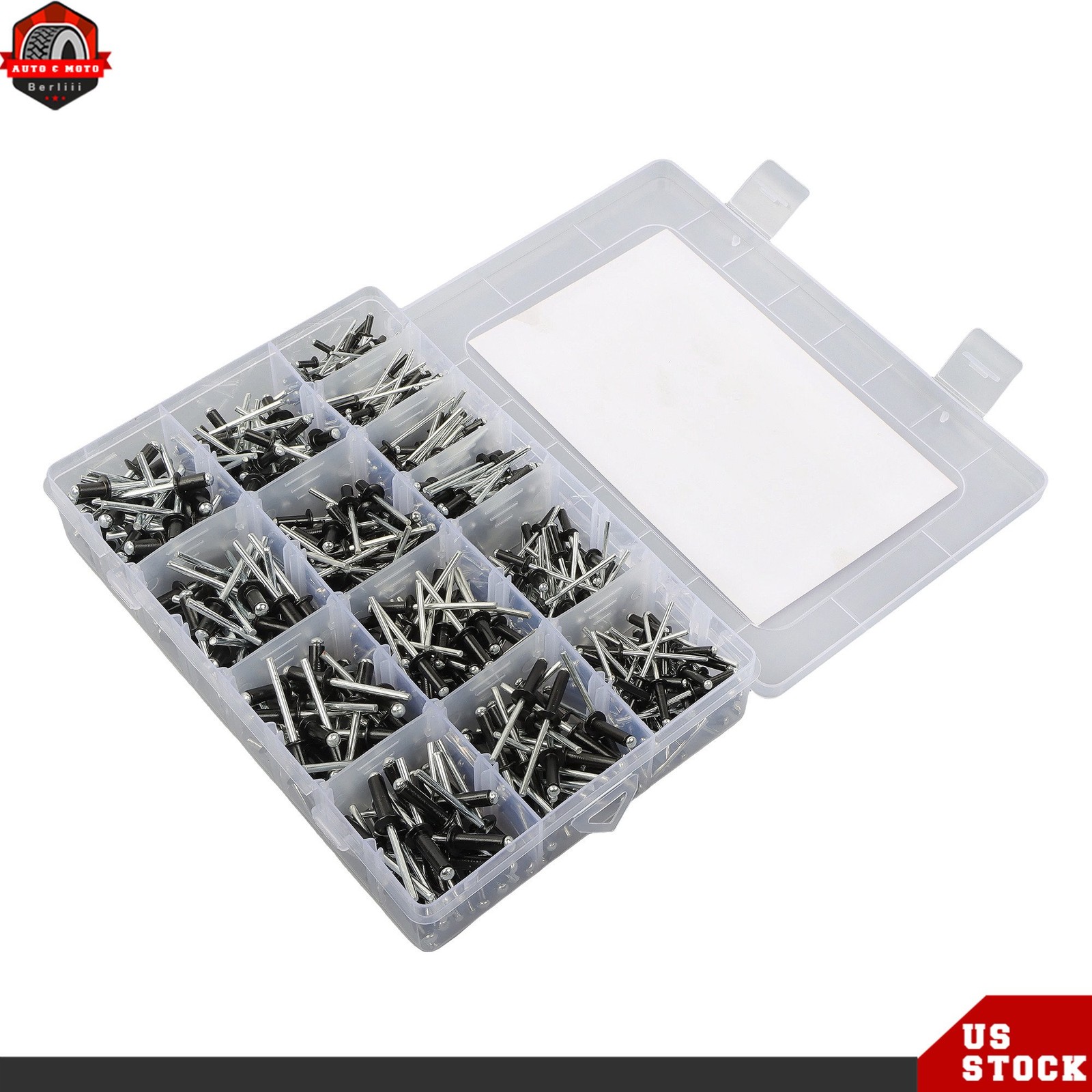 For indoor and outdoor use 500 × rivet kits 3/32″ 1/8″ 5/32″ 3/16″(14 Size)