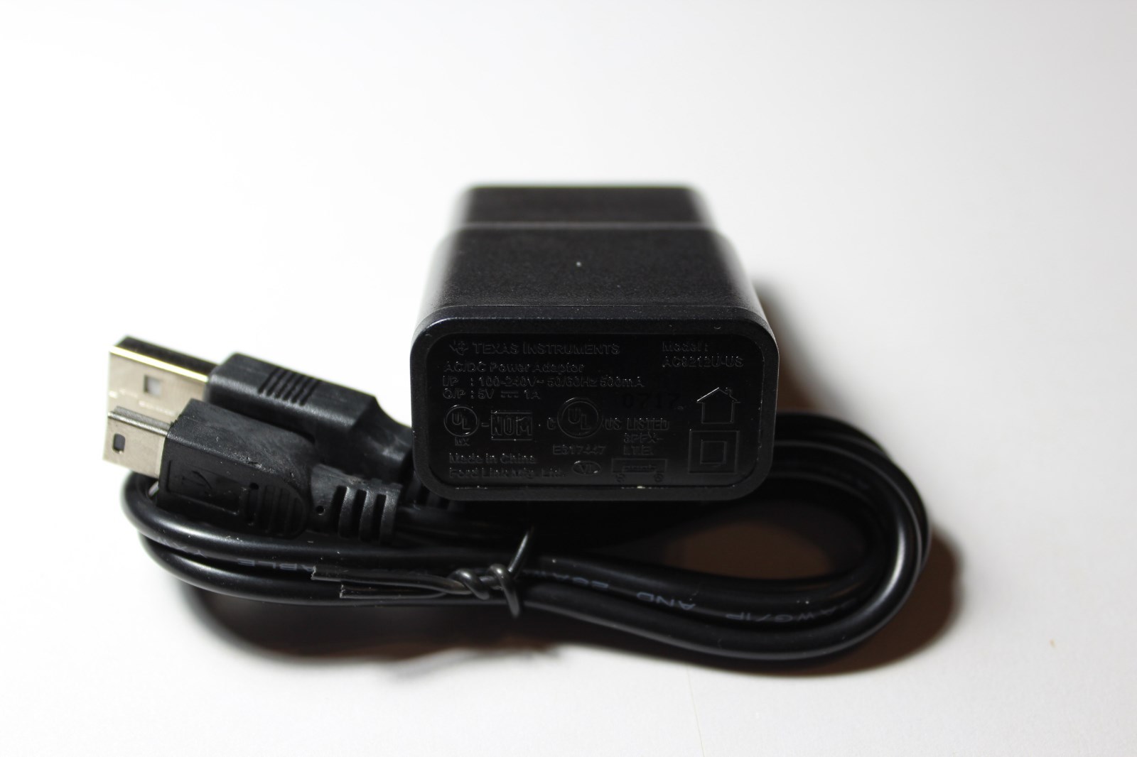 New Factory TI-84 Plus CE Charger AC Adapter with USB Cable