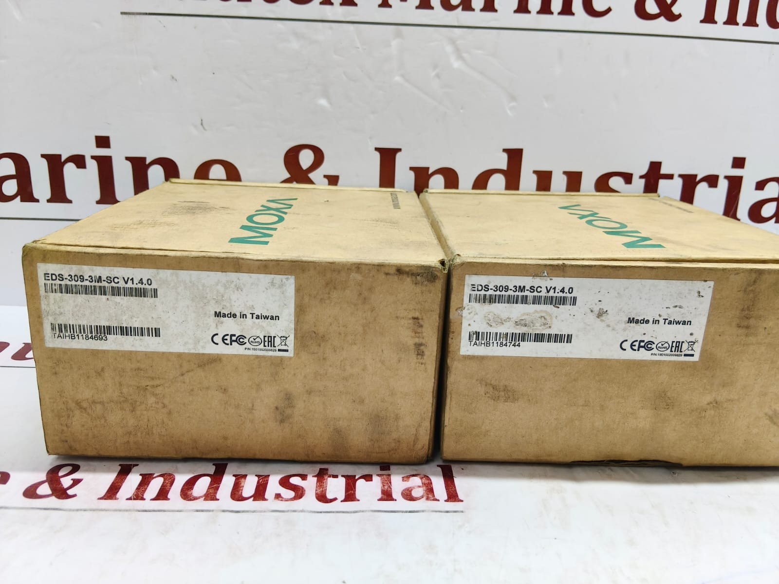 Moxa EDS-309-3M-SC 9-Port Unmanaged Industrial Ethernet Switch NEW REV 1.4.0
