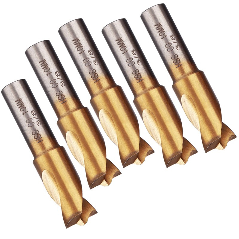 5pcs Spot Weld Drill Bits Set HSS Titanium Coated CO Cobalt Spot Weld Cutter 10m