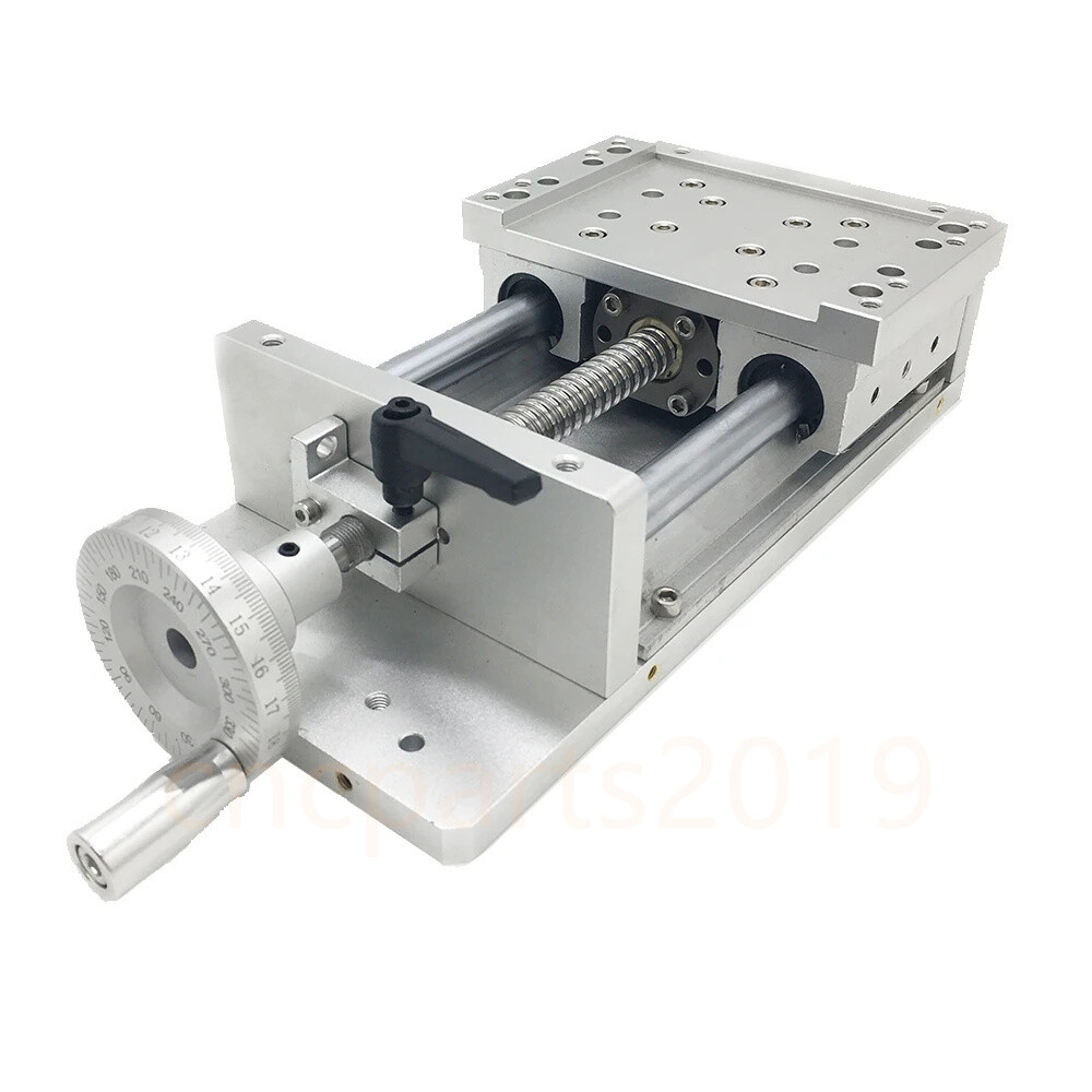 100-1000mm Linear Rail Sliding Table Cross Slide Module SBR Guide Rail SFU1605