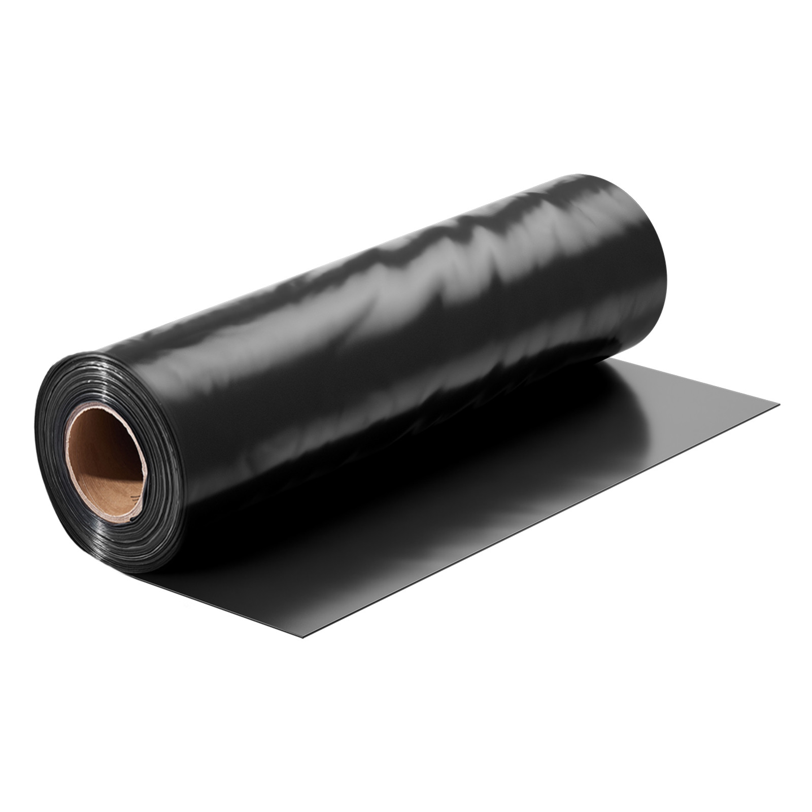 VEVOR 10Mil Plastic Sheeting Roll 5 x 100 FT Heavy Duty Polyethylene Black
