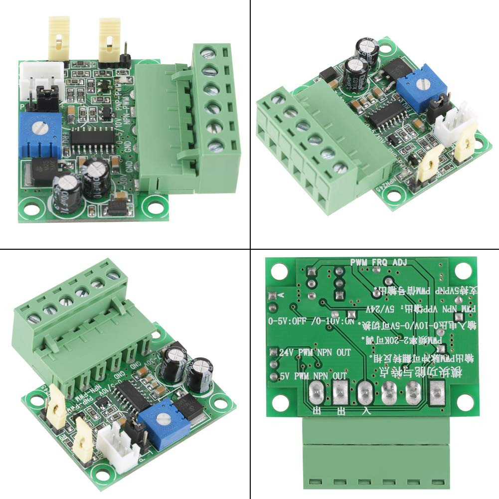 Analog Voltage to Pwm Converter, 0-5V/0-10V Analog Input Voltage to 0-100% Pwm 2