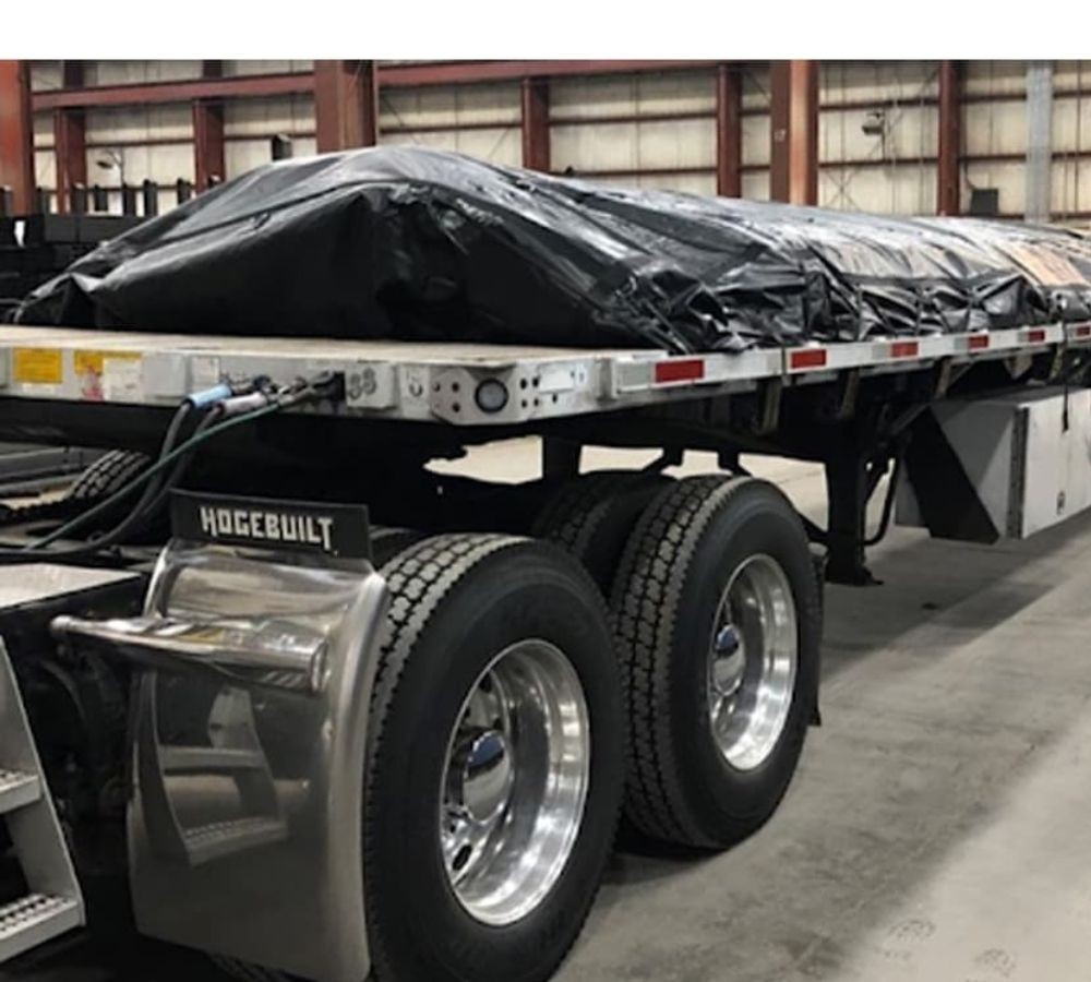 2 PK 12’x20′ Heavy Duty Smoke Tarp for Flatbed Truck 18 Oz Vinyl Load Coverin…