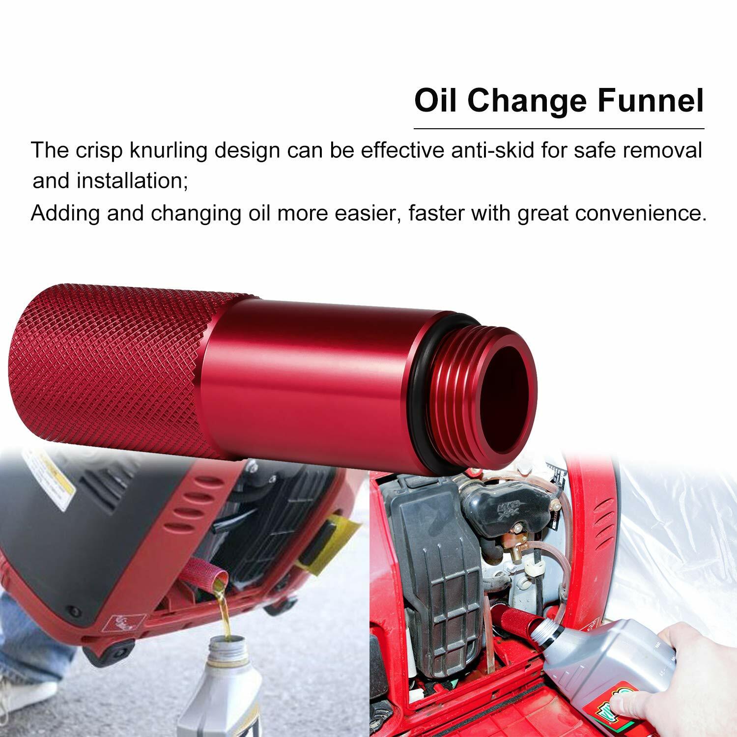 Extended Run Gas Cap Hose Oil Funnel Dipstick Kit for Honda Generator EU2200i