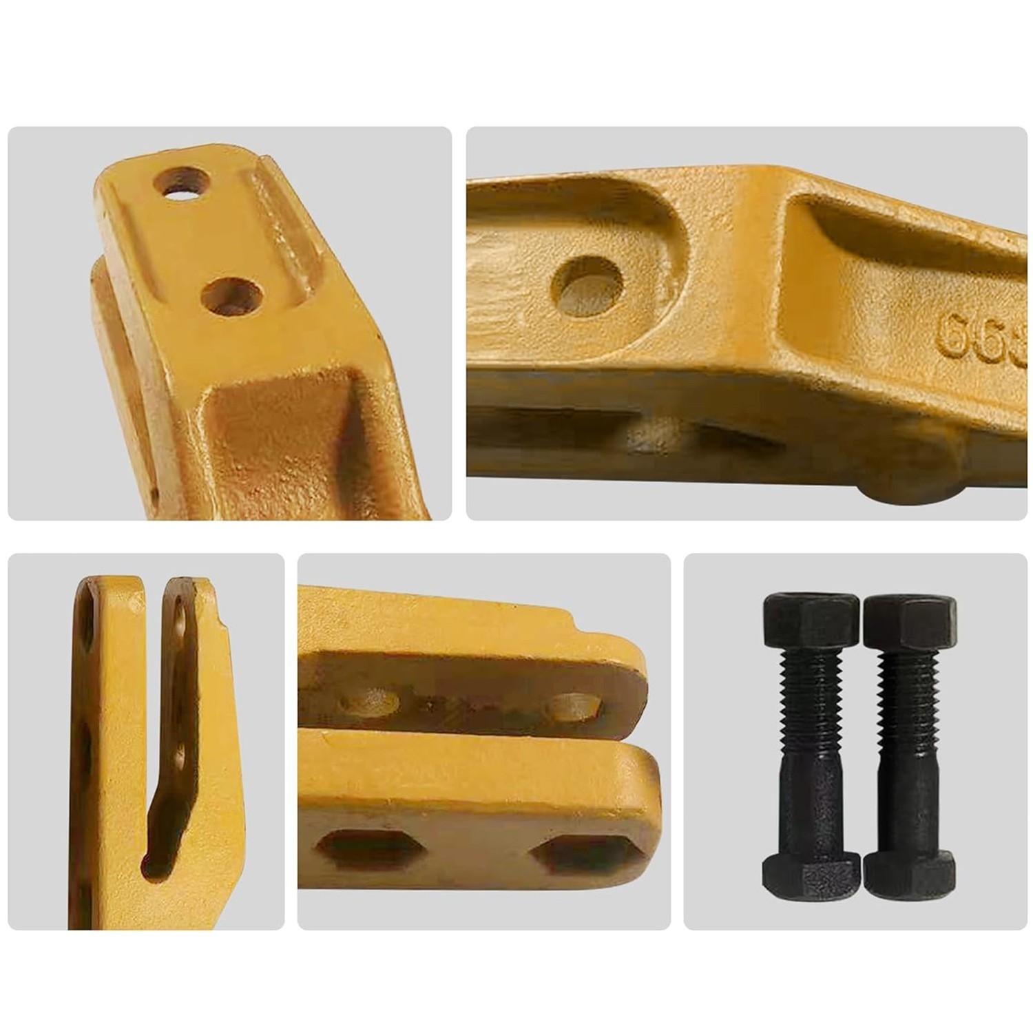 6684447 Bucket Teeth Skid Steer Backhoe Bolt On Tooth Unitooth – 5 PK