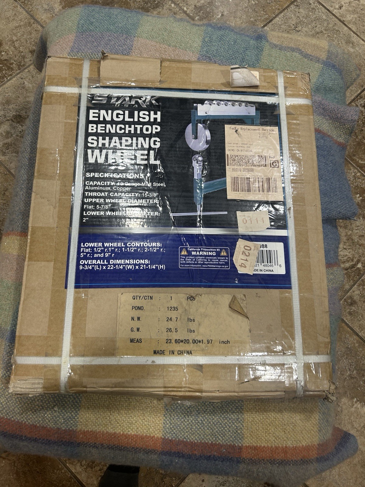 Professional Sharper Benchtop English Wheel