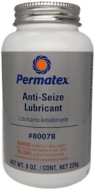 Permatex 80078 Anti-Seize Lubricant with Brush Top Bottle, 8 oz.