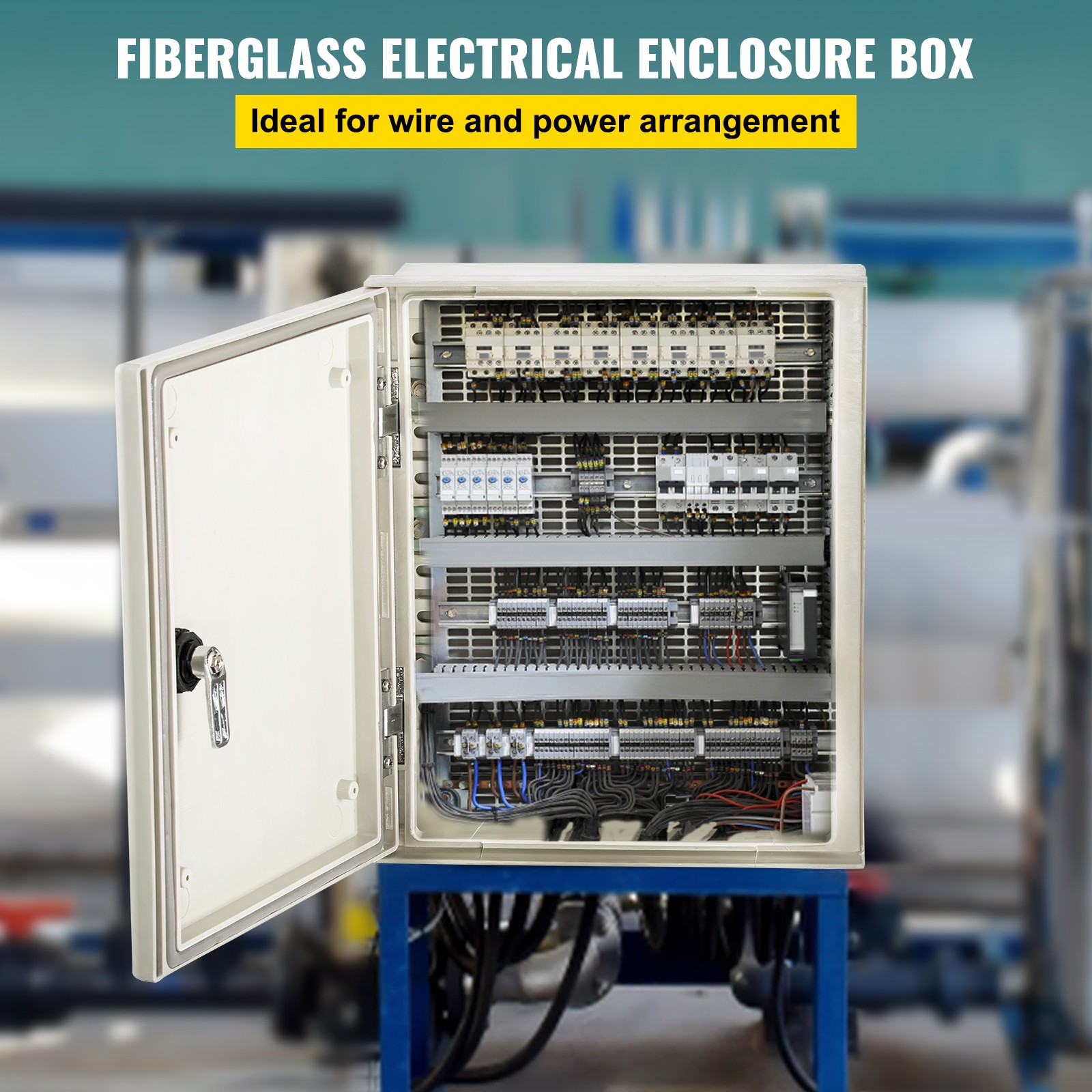 12” 16” 20″ Fiberglass Electrical Enclosure IP66 Junction Box Outdoor
