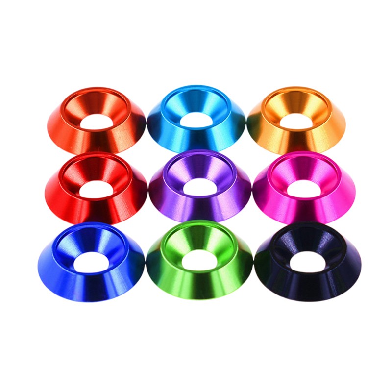 Aluminum Alloy M5 M6 M8 M10 M12 Anodized Countersunk Head Bolt Washers Gasket