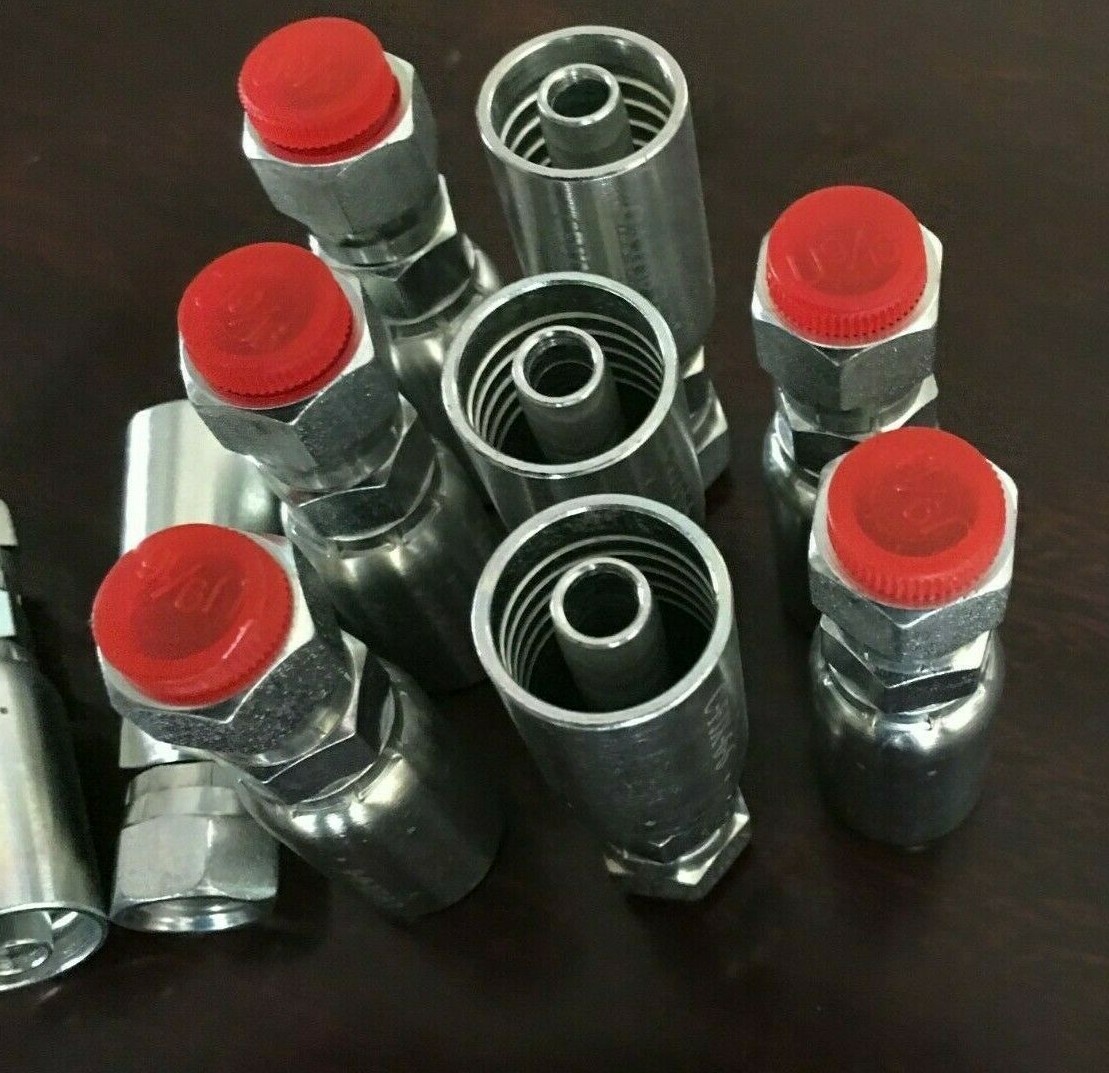 10 PK FJX-08-10 | 1/2″ Hydraulic Hose x 5/8″ JIC Female Swivel Fitting- HY, U