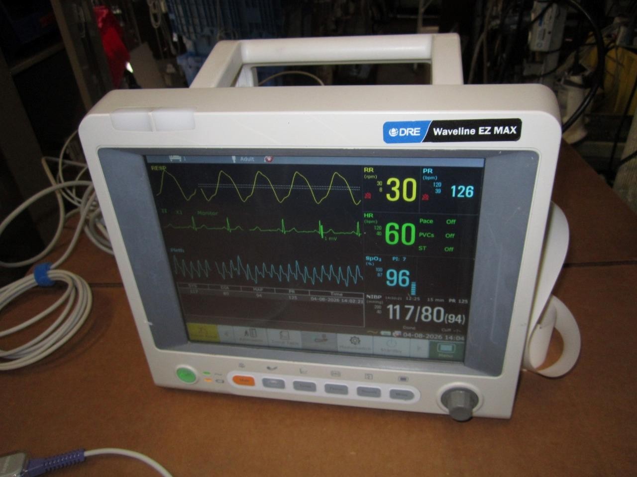 DRE AVANTE Waveline EZ Max Patient Monitor WITH ACCESSORIES