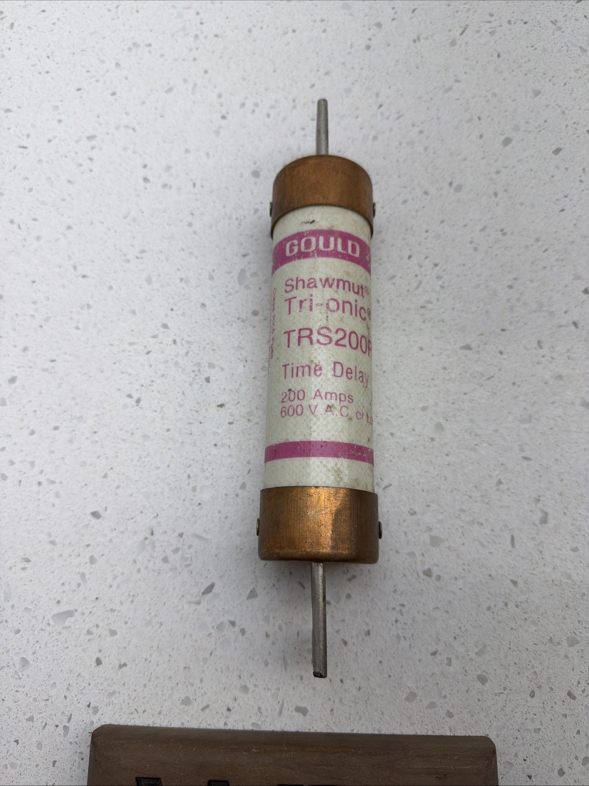 Gould Shawmut TRS200R Tri-Onic 200 Amp Dual Element Time Delay Fuse Class RK5