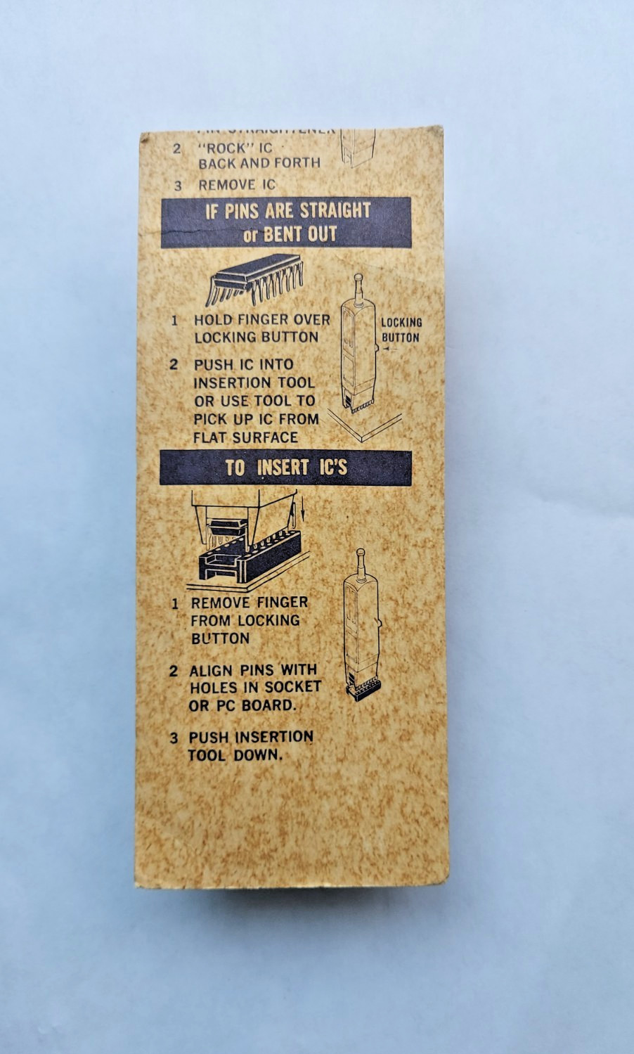 IC INSERTION/ EXTRACTION tool OK Industries Inc. MOS-1416 14 & 16 pin NOS